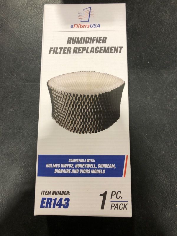 Photo 1 of LifeSupplyUSA Humidifier Filter Replacement Wick Filter A Compatible with BIONAIRE, Holmes HWF62, Honeywell, Sunbeam, Vicks