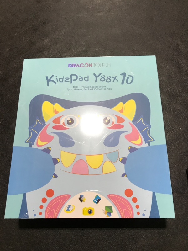 Photo 2 of Dragon Touch Kids Tablet 10 inch IPS HD Display Android Tablets with 32GB Storage, 2GB RAM, Quad Core Processor, KIDOZ Pre-Installed, Kid-Proof Case, Shoulder Strap and Stylus, WiFi Only – Blue