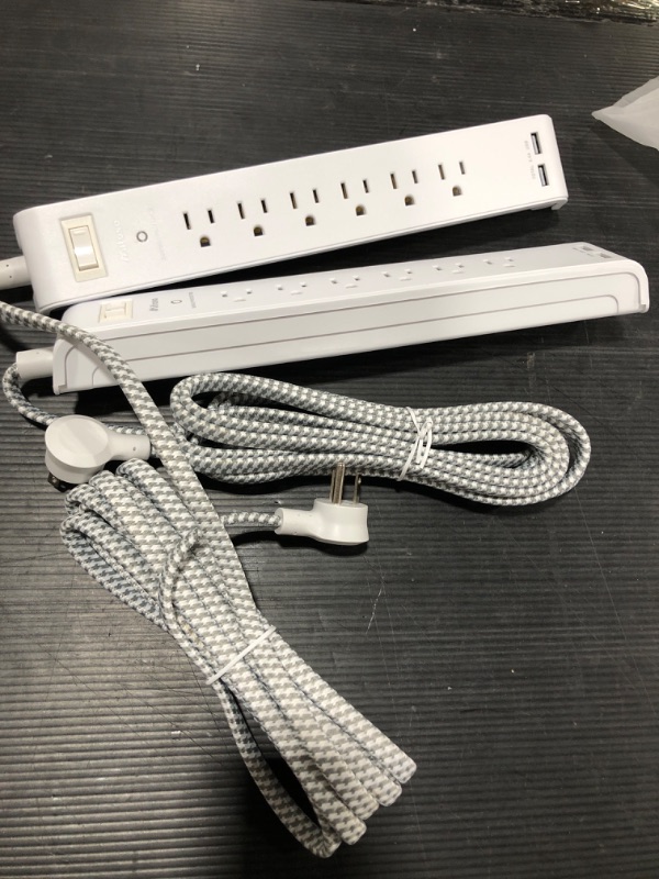 Photo 2 of 2 Pack Power Strip - 12FT Long Extension Cord