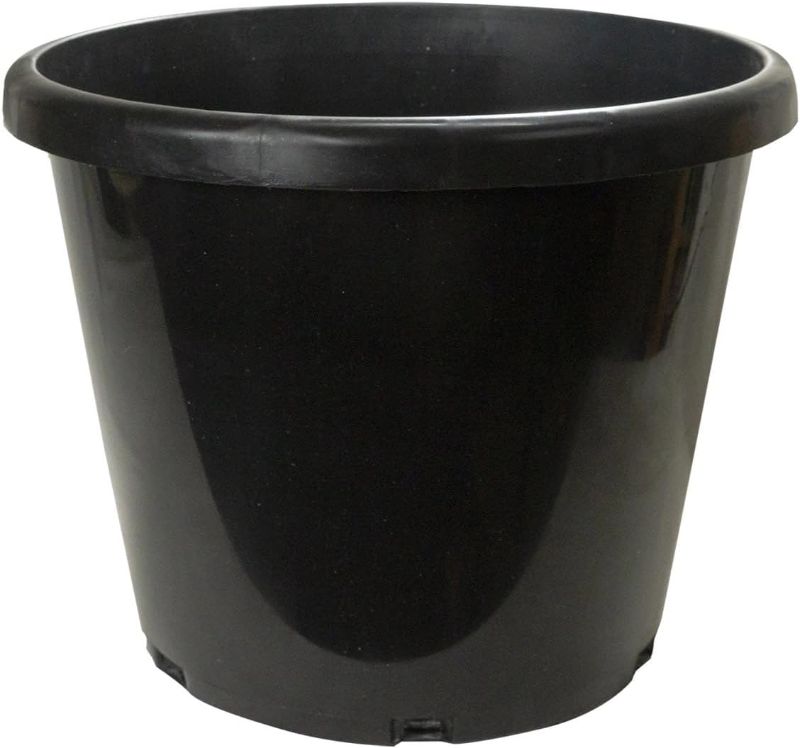 Photo 1 of 10 Gallon Premium Nursery Black Plastic Planter Garden Grow Pot