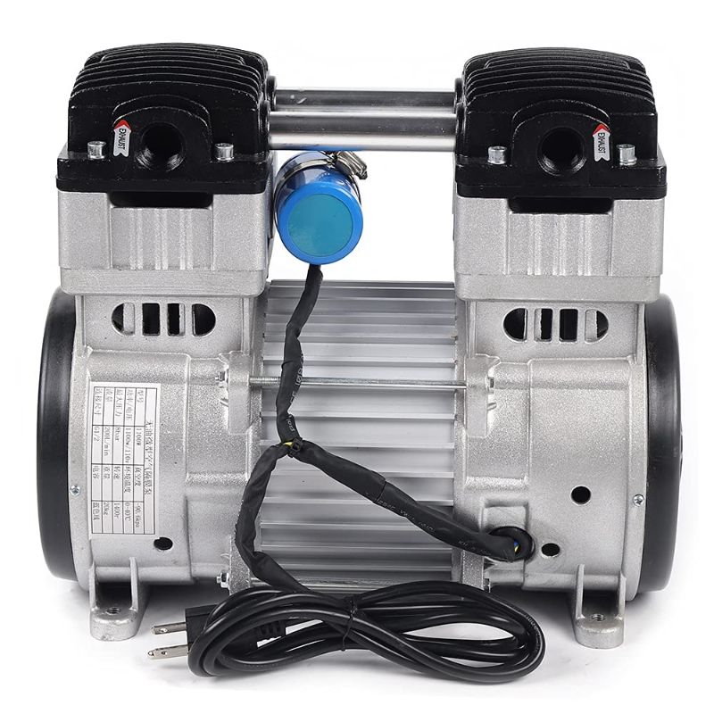 Photo 1 of 1100W Oil-Free Vacuum Pump, 7CFM Silent Air Compressor Head for Industrial Use - Small Diaphragm Mute Pump 200L/min