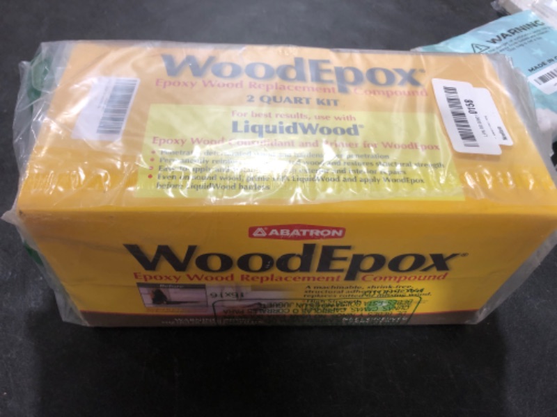 Photo 2 of Abatron WoodEpox Kit - 2 Quart - 2-Part Structural Epoxy Adhesive Filler - Wood Filler Putty