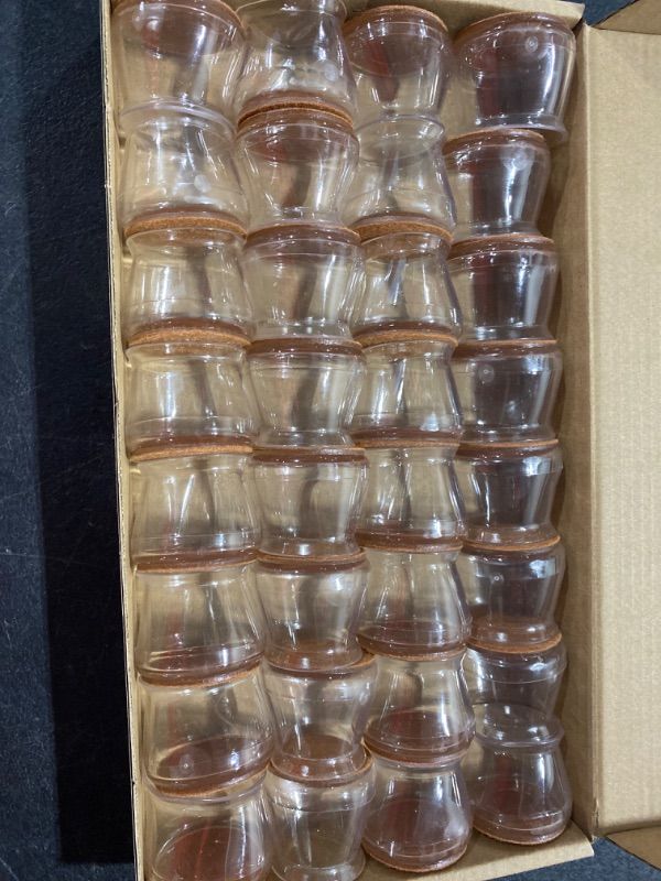 Photo 1 of 32 Pcs Chair Leg Floor Protectors, Silicone Chair Leg Protectors for Hardwood Floors, High Elastic Floor Protectors for Chairs, Chair Leg Caps Protect Wooden Floors from Scratching, Thick, Won't Tear