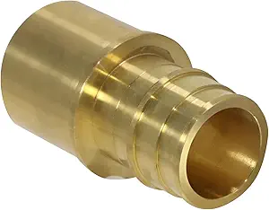 Photo 1 of 1 Pc. 1'' Pex-A x 1'' Female Sweat Adapter,Brass(1-1F19FSWET)
