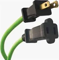 Photo 1 of 100 ft. 16/2 Light Duty Indoor/Outdoor Extension Cord, Green


