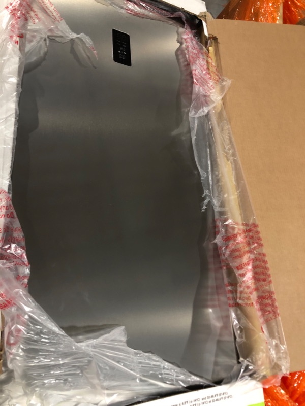 Photo 1 of Not In Packaging Anymore, For Parts Only, Does not Freeze, Hamilton Beach 14 cu ft Upright Convertible Fridge/Freezer Stainless
