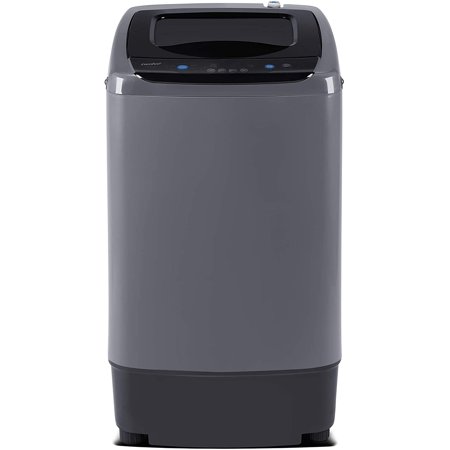 Photo 1 of 0.9 Cu. Ft. Compact Portable Top Load Washer in Gray