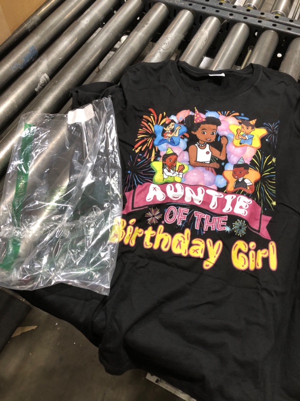 Photo 2 of Auntie Gracie's Corner Birthday Shirt Dolls Cute Party Gift T-Shirt SIZE: KIDS XL