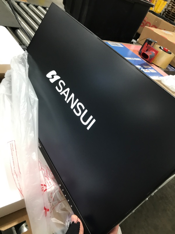 Photo 1 of SANSUI Monitor 22 Inch IPS 75Hz FHD 1080P HDMI VGA Ports Computer Monitor Ultra-Thin Tilt Adjustable VESA Mount Compatible