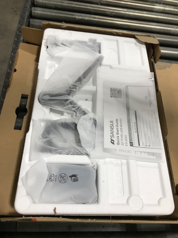 Photo 1 of SANSUI Monitor 22 Inch IPS 75Hz FHD 1080P HDMI VGA Ports Computer Monitor Ultra-Thin Tilt Adjustable VESA Mount Compatible