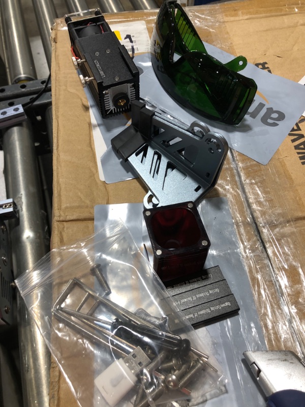 Photo 1 of Creality CR Laser Falcon 10W Laser Engraving Machine Compressed 10000mm/min Laser Spot 0.06mm Stainless Steel DIY Laser Cutter for Wood Acrylic by LaserGrbl Lightburn for Windows MacOS 15.7x16.3 inch