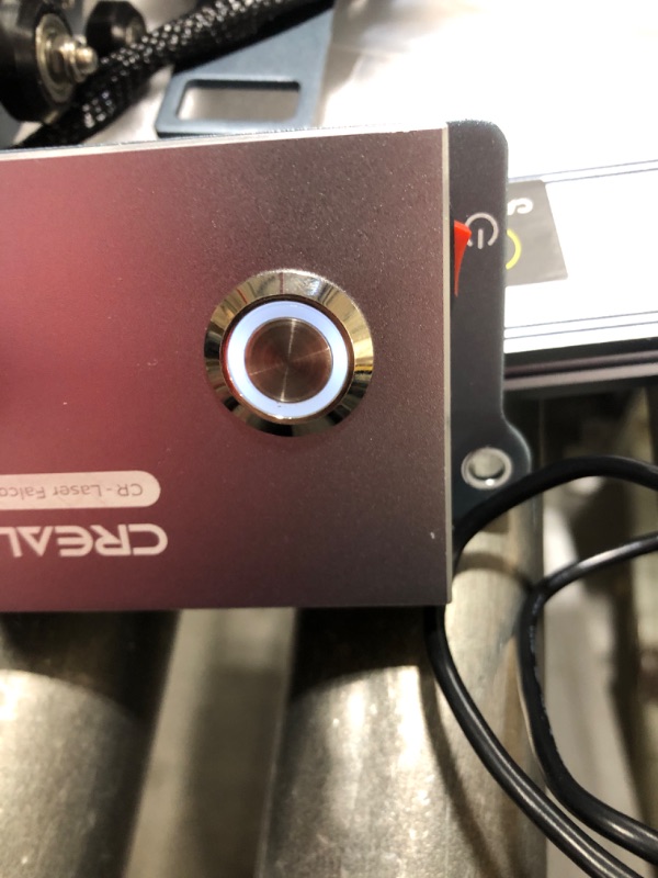 Photo 1 of Creality CR Laser Falcon 10W Laser Engraving Machine Compressed 10000mm/min Laser Spot 0.06mm Stainless Steel DIY Laser Cutter for Wood Acrylic by LaserGrbl Lightburn for Windows MacOS 15.7x16.3 inch