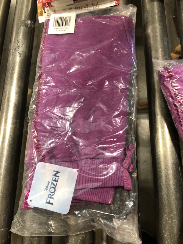 Photo 1 of Disney Frozen Elsa and Anna Girls 2 Pack Pants for Toddler and Little Kids Purple