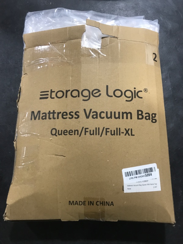 Photo 2 of (Queen/Full/Full-XL) Mattress Vacuum Bag for Memory Foam Mattresses