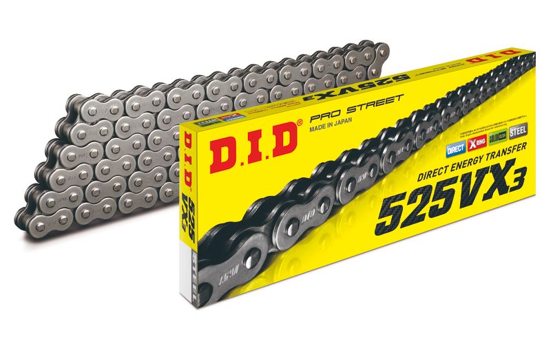 Photo 1 of D.I.D 525VX3 X-Ring Drive Chain 525