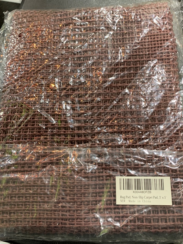Photo 1 of ?3x5 FT? Rug Pad Gripper, Non Slip Grips Keep Area Rugs in Place,No Residue, Thick, Safe Pads for Hard Floors Under Carpet Mat Cushion and Hardwood Floor Protection