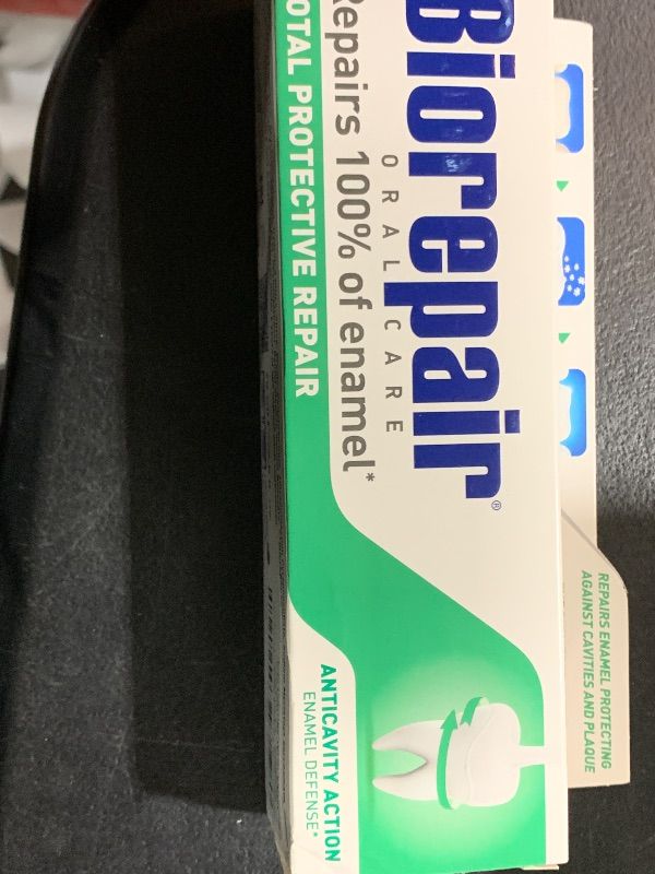 Photo 1 of Biorepair:"Total Protective Repair" Toothpaste with microRepair, New Formula - 2.5 Fluid Ounce (75ml) Tube [ Italian Import ]