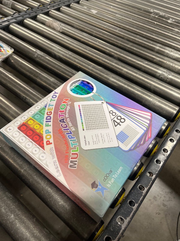 Photo 1 of Multiplication Flash Cards + Multiplication Chart - Math Manipulatives Multiplication Fact Cards - Mutiplication Game Flashcards - Times Table Multiplication Flash Cards 3rd Grade, 4th, 5th, 6th Grade