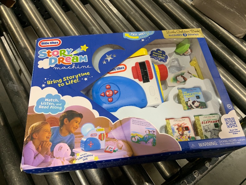 Photo 2 of Little Tikes Story Dream Machine Starter Set, Storytime, Books, Little Golden Book, Audio Play, The Poky Little Puppy Character, Nightlight, Toy Gift for Toddlers and Kids Girls Boys Ages 3+