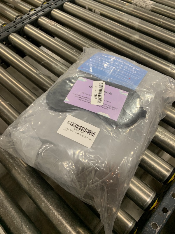 Photo 1 of SleepCloud Weighted Body Pillow 6.5lbs - Weighted Pillow for Deeper Sleep - Cooling Body Pillows for Adults - Full Body Pillow for Sleeping - Side Sleeper Body Pillow with Cover