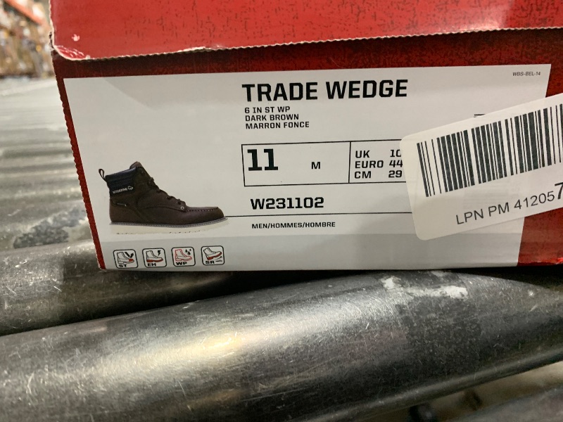 Photo 3 of Wolverine Trade Wedge Waterproof Steel Toe 6" Size 11 