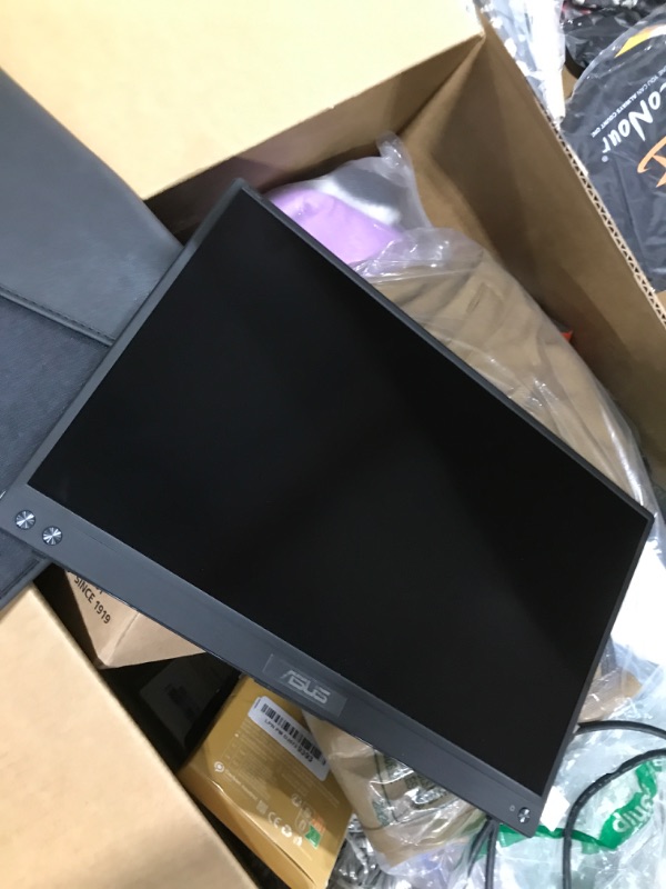 Photo 3 of ASUS ZenScreen 15.6” 1080P Portable Monitor (MB16ACV) - Full HD, IPS, Eye Care, Flicker Free, Blue Light Filter, Kickstand, USB-C Power Delivery, for Laptop, PC, Phone, Console