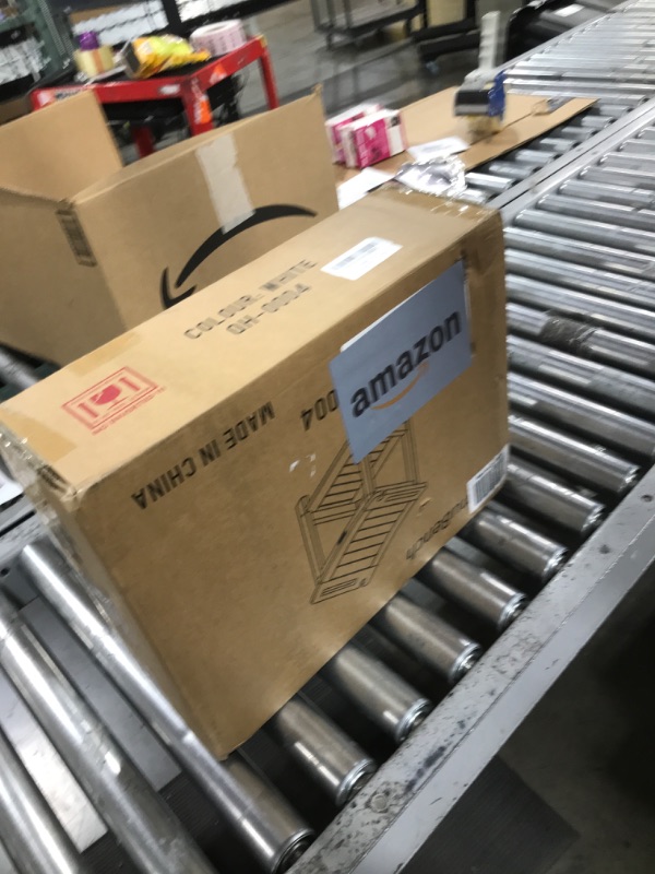 Photo 1 of Waterproof Shower Bench, White Poly Shower Stool for Shaving Legs, Shower Chair Seat with Handles & Shower Head Holder, Plastic Bathroom Bench with Adjustable Feet for Inside Shower, Non-Slip