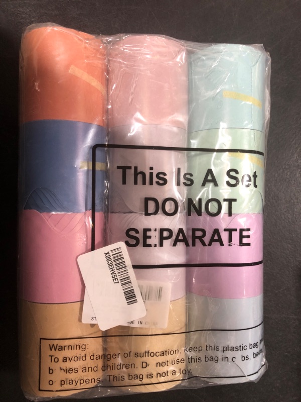 Photo 1 of Thenshop 12 Pack 394 Feet Colorful Scalloped Bulletin Board Borders Sets Rainbow Borders Trim Classroom Decoration for Bulletin Board White Board Cork Board Desks Lockers School Class (Candy Color)