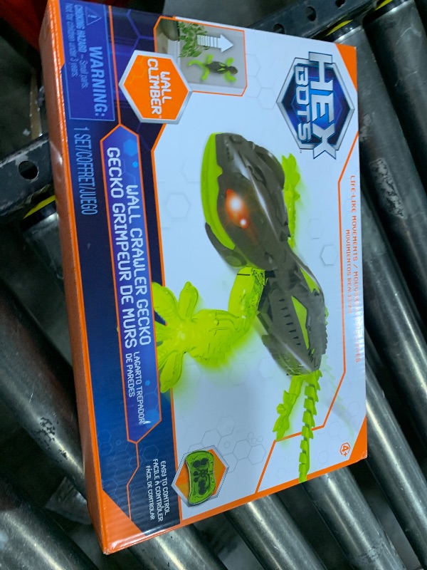 Photo 1 of HEX BOTS Wall Crawler Gecko, Rechargeable Remote Control Robot Kids Toys, Climbs up Walls for Prank Toys & Games, RC Robot Toys for Boys & Girls Ages 4 & Up