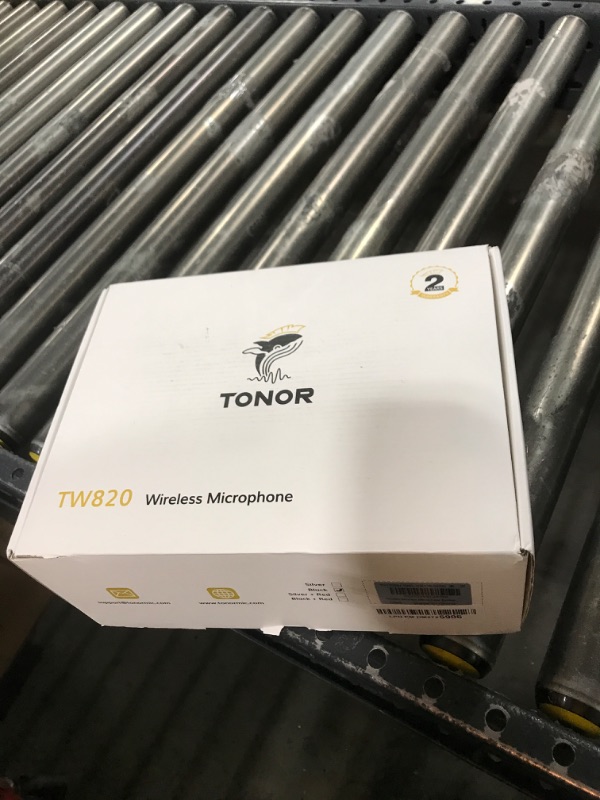 Photo 1 of TONOR Wireless Microphone System, Professional Metal Cordless Karaoke Microphones, Handheld Dynamic Mic Set with Receiver for Party, Meeting, KTV, Church, DJ, Wedding, Singing, 200ft, TW820 Black