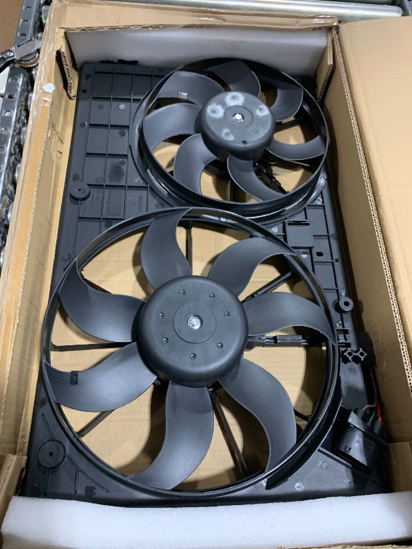 Photo 1 of marddpair Radiator Cooling Fan 1K0959455ET Replacement for Jetta 2005-2010 Golf 2.5L 2010 1K0121207BB9B9