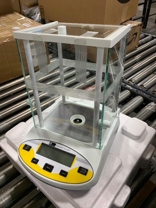 Photo 1 of CGOLDENWALL Digital Analytical Balance High Precision Scale Digital Electronic Balance Scale for Laboratory Pharmacy (500g 1mg)
