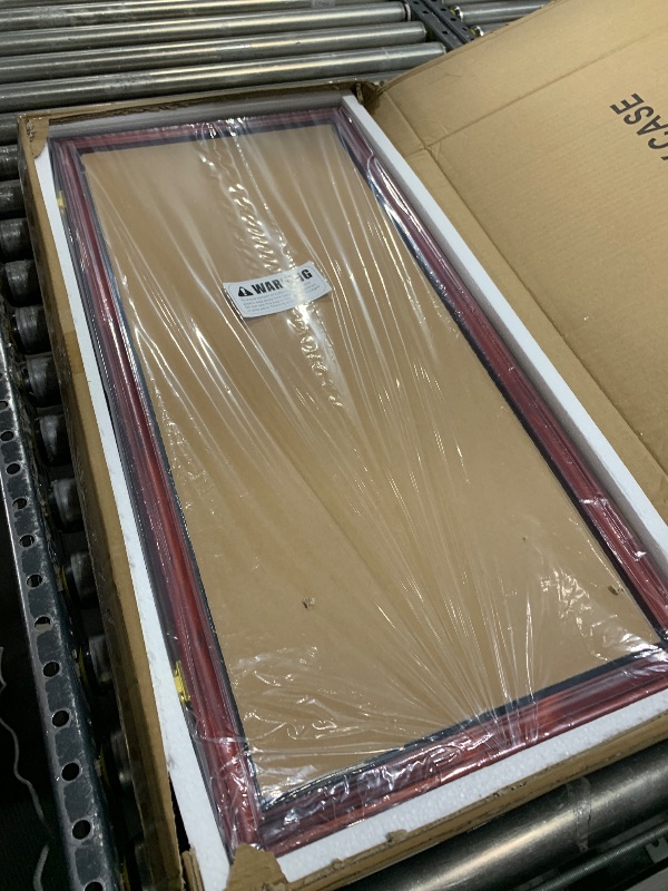 Photo 1 of COMSREV 60 Souvenir Tea Spoon Display Case Collection Collector Rack Wall Mount Wooden w/98% UV Acrylic Door Lockable(60 Spoons-Cherry)