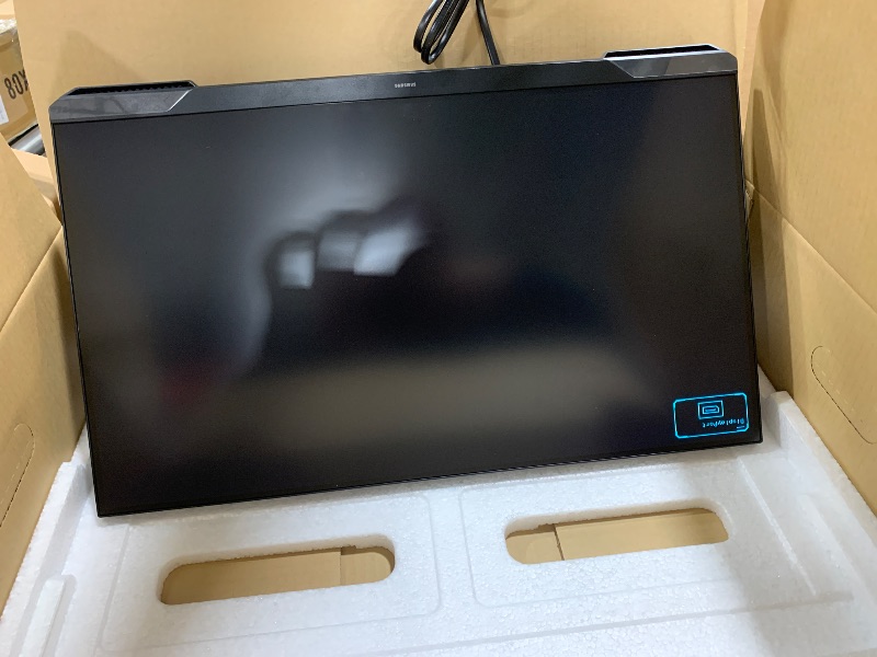 Photo 2 of SAMSUNG 24-Inch Odyssey G3 (G30D) Series FHD Gaming Monitor, 1ms, 180Hz, AMD FreeSync, Adjustable Stand, Black Equalizer, Virtual Aim Point, Eye Saver Mode, Flicker-Free, LS24DG302ENXZA, 2024