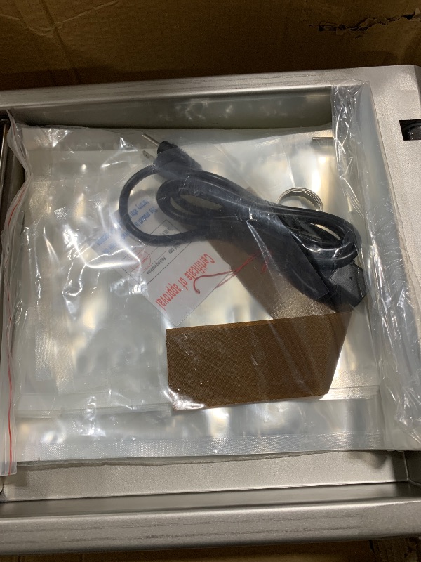 Photo 1 of P PBAUTOS Chamber Vacuum Sealer Machine, with Micro Computer Control, DZ260A 110V/60Hz Food Packaging Sealer Machine with 6.5CBM/h Pump Rate, Applied in Home Kitchen and Commercial Use