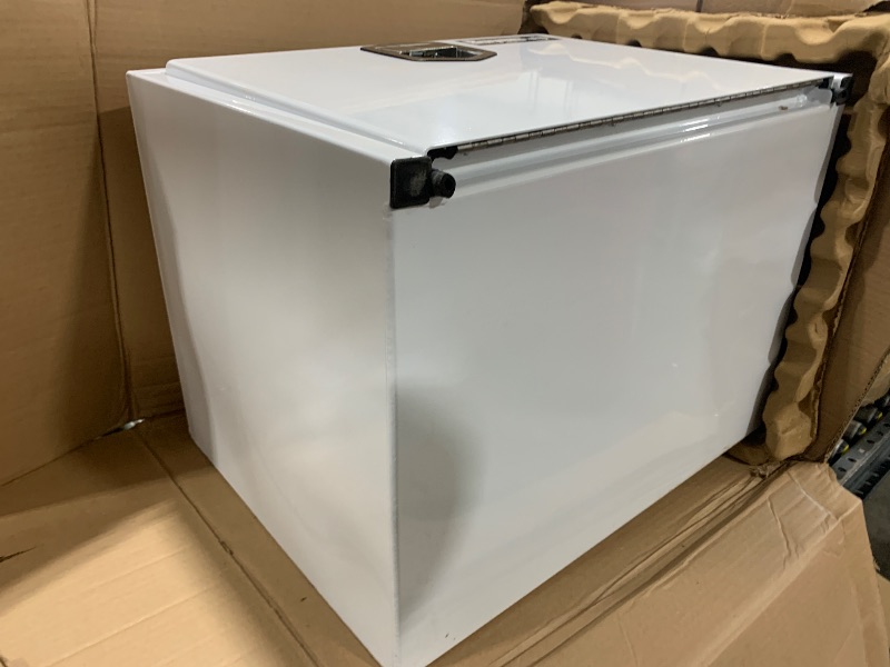 Photo 1 of Buyers Products - 1702200 Underbody Truck Box With Paddle Latch, White Steel, 18 x 18 x 24 Inches