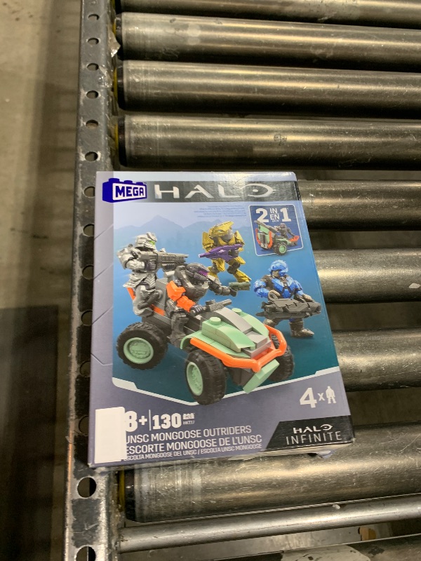 Photo 1 of MEGA Halo Toy Vehicle Building Set, UNSC Mongoose Outrider