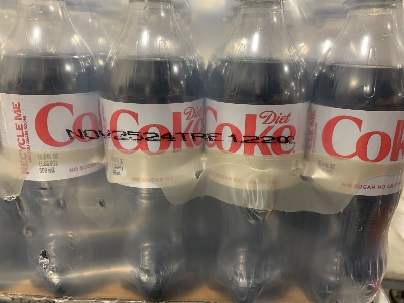 Photo 1 of 24 PACK DIET COKE 16.9 FL OZ - NOV 25/2024