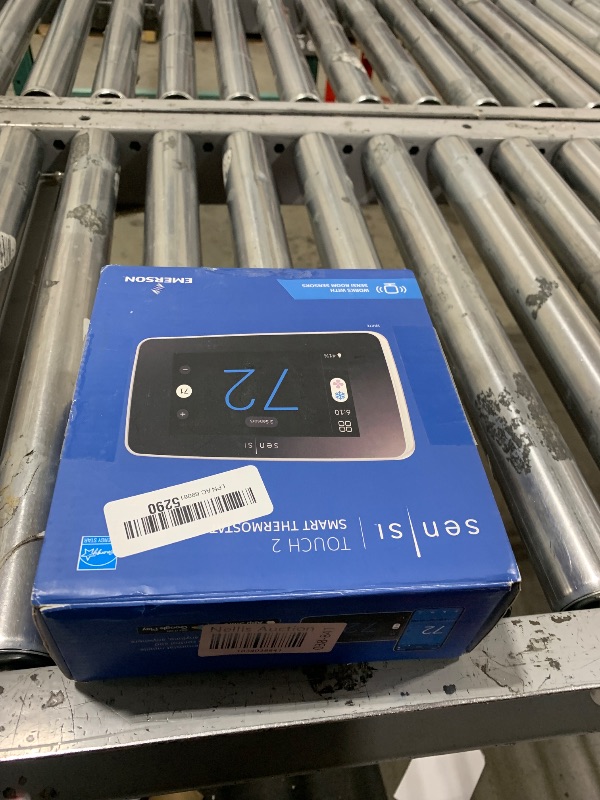 Photo 3 of Sensi Touch 2 Smart Thermostat with Touchscreen Color Display, 100 Years of Expertise, Programmable, Wi-Fi, Data Privacy, Easy DIY, Works with Alexa, Energy Star Certified, ST76W, C-Wire Required