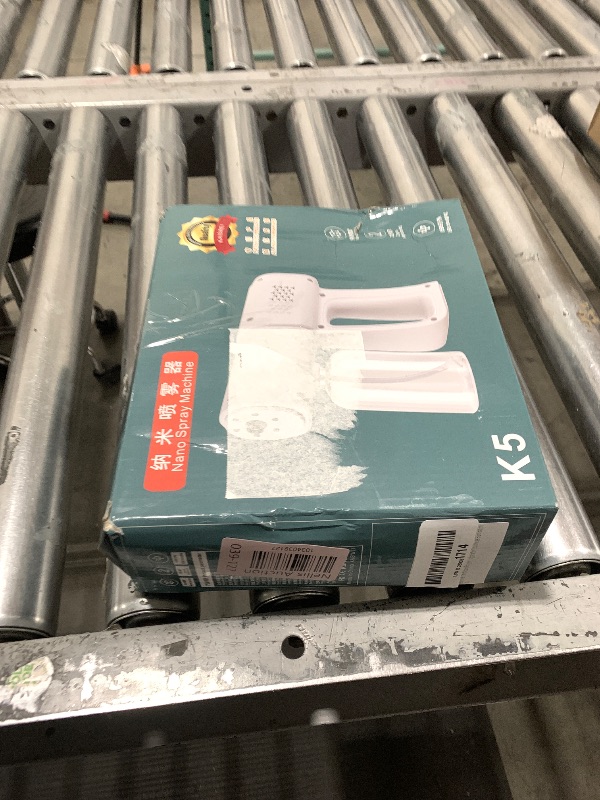 Photo 1 of Professional Disinfectant Fogger Machine, 380ml Wireless Nano Sprayer Gun Handheld Sanitizer Fogger, Blue Light Foggers for Touchless Sanitization