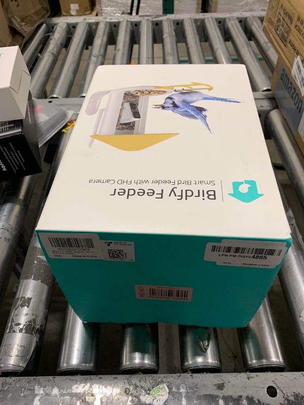 Photo 1 of NETVUE by Birdfy AI Smart Bird Feeder with Camera, AI Auto Capture Each Bird Come & Identify 6000+ Bird Species, Cloud Store Bird Videos & Birdwatching On Live, Ideal Gift (Yellow)