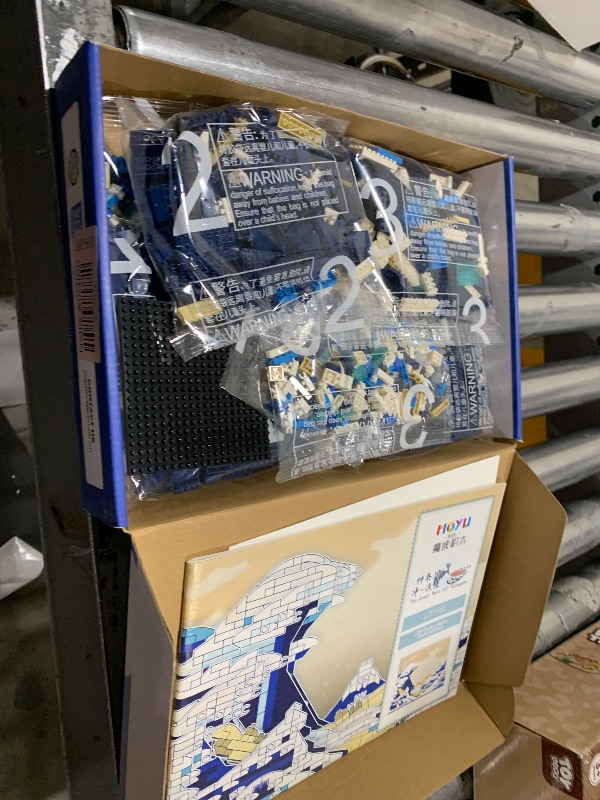 Photo 1 of dOvOb Micro Mini Blocks The Great Wave Set(2296PCS), Great Idea Decor - Japan Kanagawa Wave for The Home or Office, 3D Puzzle Collection Toys as Gift for Adults or Kids