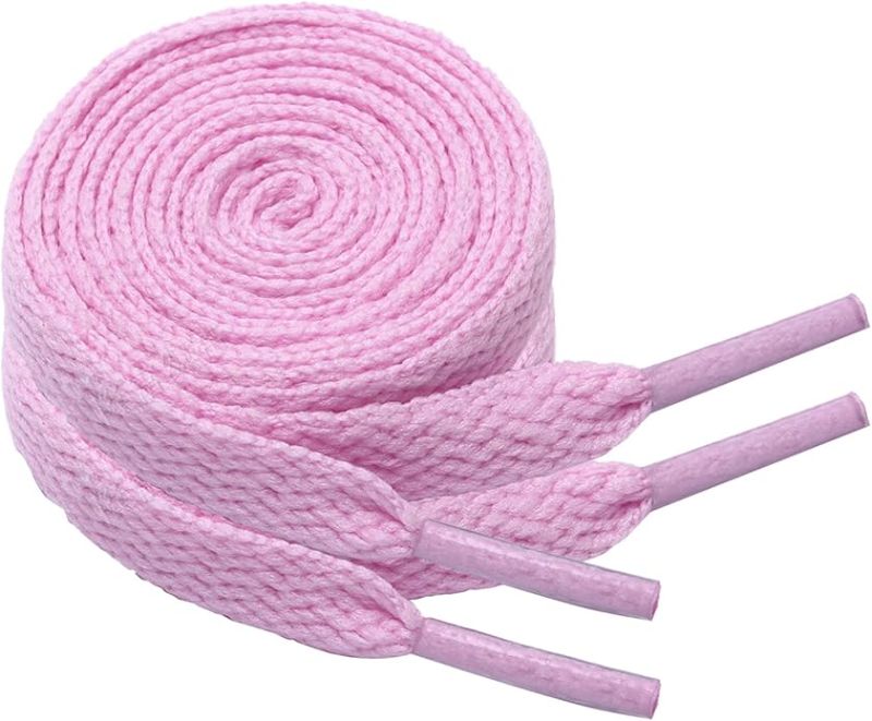 Photo 1 of 2 Pair Flat Shoe Laces for Sneakers Colorful Athletic Shoelaces Running Shoes Boot Strings for Kids Adults
