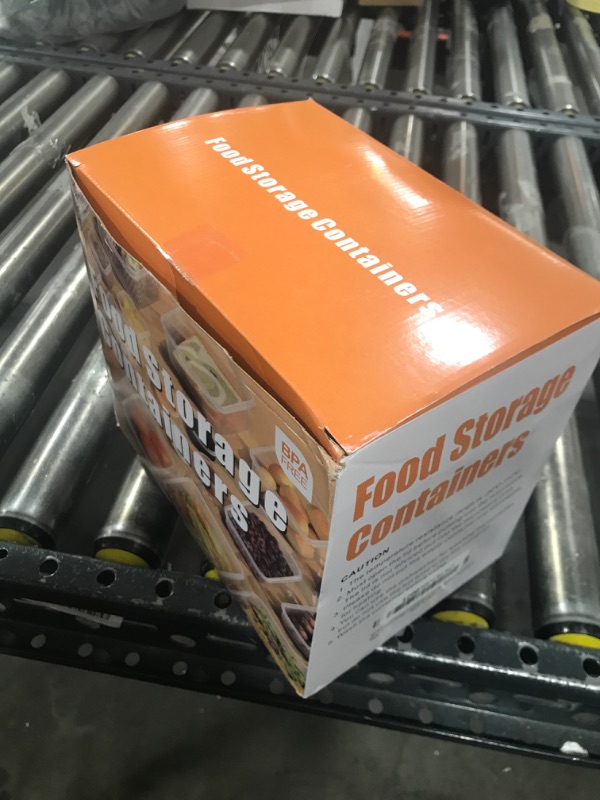 Photo 1 of 40 PCS Food Storage Containers with Lids Airtight (20 Containers & 20 Lids), Plastic Storage Meal Prep Container-Stackable 100% Leakproof & Microwave Organization and Storage Sets, Lunch Containers