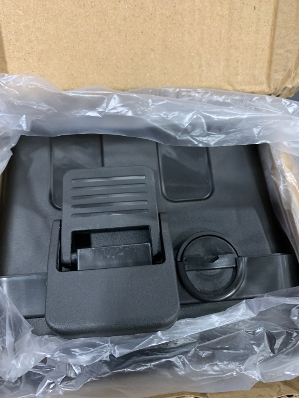 Photo 1 of Hrensaw Medium Outdoor Electrical Box(10.6x5.5x4.5inch),Weatherproof Connection Box w/6 Cable Entry,IP54 Waterproof Extension Cord Cover Protect Power Strip,Timer,Plug,Holiday Lights,Black