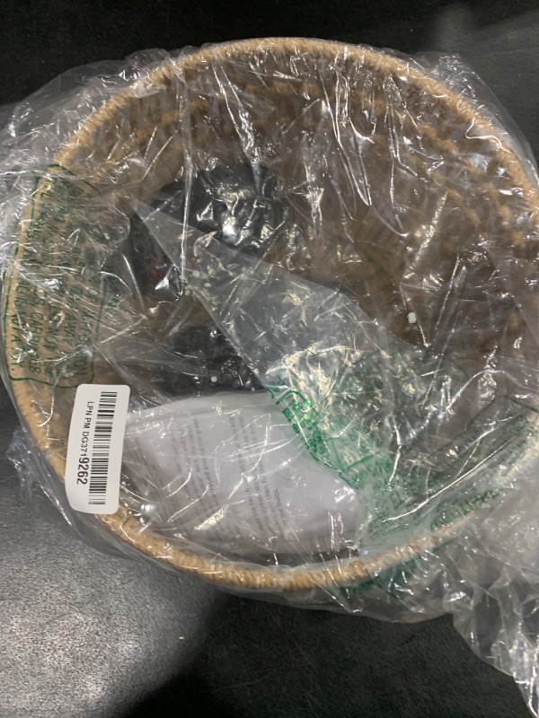 Photo 1 of HMVPL Semi Flush Mount Ceiling Light, Rattan Light Fixture Ceiling Mount with Handmade Wicker Lampshade, 3-Lights Boho Chandelier, Woven Close to Ceiling Light for Bedroom Hallway Living Room Kitchen