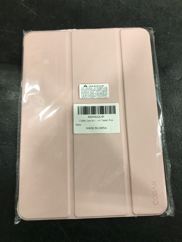 Photo 1 of CoBak Case for iPad Pro 11 Inch (M4) 2024 (5th Gen) Released, Slim Stand Hard Back Shell Protective Smart Cover with Auto Sleep Wake Feature for iPad Pro 11 Inch Tablet, Pink