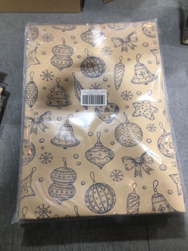 Photo 1 of 12 Sheets Christmas Wrapping Paper for Kids Adult - Holiday Gift Wrap Paper, Floral Bouquet Gift Wrapping Paper,Gift Wrapping Paper for Christmas Birthday Wedding Supplies, 20 x 27.6 in (4 Patterns)
