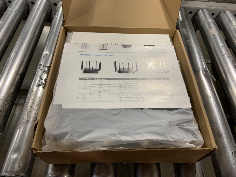 Photo 1 of UOTEK 5G SIM Card Router CPE, WiFi 6 Router 5G Modem Dual Band NSA SA with SIM Card Slot for Smarthome Office Indoor High Speeed Wireless Router