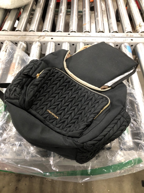 Photo 1 of mommore Diaper Bag Small Diaper Backpack Stylish Baby Backpacks Travel Mini Maternity Bags with Insulated Pockets, Changing Pad, Stroller Straps